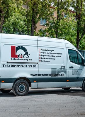 Betontrennung Leis Seilsägen mit Diamantwerkzeug